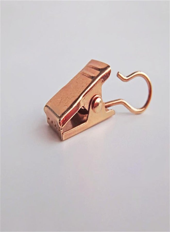 Much Hotter 20 Pack Small Heavy-Duty Hook Clip Set Metal Curtain Hangers Clips for Clip Photo Home Decoration Art Craft Display (Gold) - Image 5